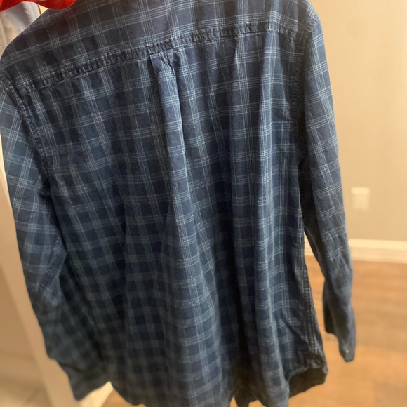 Mens Lucky Brand Collard Button Down Flannel - XL - Picture 4 of 5